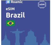 Roamic eSIM Brasil para Viajeros - eSIM para Brasil - Datos Móviles en 5G/4G y Conexión de Alta Velocidad. Evita Pagar Gastos de Roaming