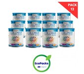 Drasanvi EcoPack 12 Collmar Colageno marino+ Vitamina C+Acido Hialuronico 275g  Sabor Vainilla
