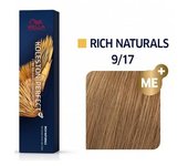Tinte Koleston Perfect Me+ Rich Naturals 9/17 Rubio Muy Claro Ceniza Marron 60 ml. Wella