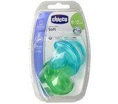 Chicco Chupete Physio Soft Silicona +12 Meses Rosa, 2 Uds