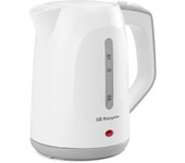 Orbegozo hervidor de agua KT 5011, 1 litro de capacidad, base 360 con recogecables, asa de tacto frío, libre de BPA, indicador exterior del nivel de agua, 1100 W