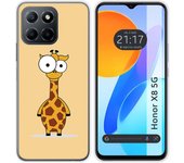 Funda Silicona para Huawei Honor X8 5G diseño Jirafa Dibujos
