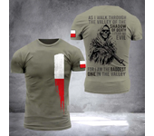 Men's T-Shirt Summer Short Sleeve 3D Printed Poland Soldier Veteran Harajuku Loose Top T-Shirt Men's Oversized Clothing 6XL