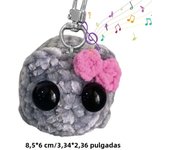 Cartoon Soft Animal Keychain Sad Hamster Key Chain Cute Hamster Keyring Animal Doll Backpack Keychain for Kids Birthday Gift
