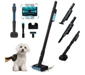 Cepillo Aspirador para Pelos de Mascotas Cecotec Scoba 2100 Twice Animal - Ultraligero, Motor Digital Brushless, Cabezal Omnidireccional