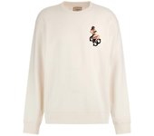 Sudadera Guess Roy blanca sin capucha para hombre