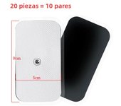 Electrode Pads Non-woven Fabric Self Adhesive Electrode Patches Reusable for TENS Unit EMS Muscle Stimulator Replacement Sticker