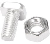 200 Unids M6x12mm Invernadero Tuercas Y Pernos Tornillos de Cabeza Cuadrada Tuercas Kit de Reparación de Invernadero Piezas Retrac