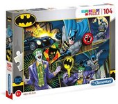 PUZZLE 104 PIEZAS BATMAN DC COMICS SUPER COLOR DE CLEMENTONI