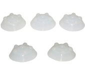 3 In 1 Oxygen Bubble Facial Machine Accessory 5 Pieces Oxygen Handle Silicone Head Skin Care Tool Hydrafacials Spare Parts