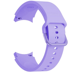 Official Color Band for Samsung Galaxy Watch 7 44mm 40mm Silicone Sport Band for Galaxy Watch 4 5 6 FE 40mm Purple Watchstrap