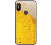 Tumundosmartphone Funda Gel Tpu para Xiaomi Redmi Note 6 Pro Diseño Cerveza Dibujos