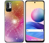 Tumundosmartphone Funda Gel Tpu para Xiaomi Redmi Note 10 5G / POCO M3 PRO 5G diseño Abstracto Dibujos