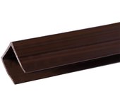 PERFIL REMATE PLASTICO U 2.12 M. MARRON NORTENE
