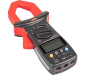 Pinza amperimétrica UNI-T UT205. ● Cambio automático de rangos de medida ● Congelación de la última lectura ● Función de medida relativa