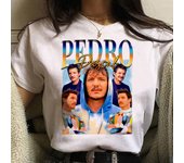 Anime Pedro Pascal Graphic Print T Shirt Fashion Streetwear Casual Crew Neck Short Sleeve Plus Size T Shirt Women