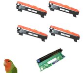 4 Brother TN1050 toner + DR1050 TAMBOR HL1110 HL1212 DCP1510 MFC1810 etc nonoem