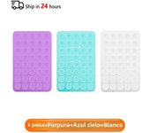 1Pc 3Pcs Double Sided Silicone Suction Cup For Mobile Phone Adhesive Silicone Rubber Sucker Pad Detachable Hands-Free Wall Stand