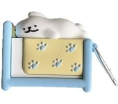 Bluetooth Earphone Case Suitable For Airpods 4 Generation Protective Case 2/3 Generation Pro2 Apple Cute Sleeping Dog Girl