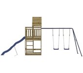 vidaXL Parque infantil de exterior madera de pino impregnada