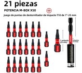 Geinxurn Impact Tough Magnetic Screwdriver Bit Set,  Torx Head Power Bits, S2 Alloy Steel Star Bits with Storage M-Box