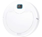 Aspirador robot Aspirador robot delgado de 6,2 cm para pelo de mascotas Alfombra de pelo bajo Blanco