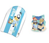 Set Body board de 45cm y Chaleco hinchable infantil para niños y niñas con diseños de Bluey (6292)