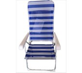 ALLINLIFE Silla plegable camping Tipo Tumbona  de mentira antivuelco y multiposición