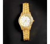 Popular Iced Out Watch Men Luxury Full Diamond Women Watches CZ Quartz Men's Watch Waterproof Hip Hop Male Clock Gift Jewelry
