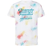 MERCHANDMANIA CAMISETA marcas colores frase motivadora cuando quieres puedes tshirt