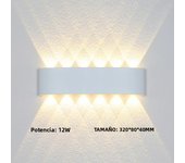 Led Wall Lamp outdoor Stair Light Fixture Bedside Loft Living Room Up Down Home Hallway Lampada 2W 4W 6W 8W 10W 12W Wall Sconces