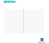 SRAN Usb wall socket US Thailand 2pin Electrical Outlet 1/2Gang 2Way Light Switch 124*76mm Full Screen Plastic Panel
