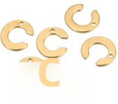30pcs Stainless Steel Gold Color A-Z 26 Letter Pendant Alphabet Charms Pendant for DIY Jewelry Making Earrings Bracelet Necklace