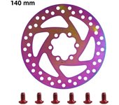 For Kukirin 140MM Brake Disc for Kukirin G2 Pro/G2 MAX Electric Scooter High Quality and Durable Disc Brakes Kickscooter Parts