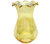 Genérico NO MARCA Tulipa de Cristal ámbar CÁDIZ 19.5x12cm Boca 5.5cm - Pantallas para Lámparas
