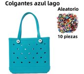 Large Boggs Beach Bag Summer EVA Beach Basket Women Picnic Tote Bag Holes Waterproof Handbag Pouch Shopping Shoulder Bag