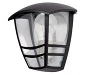 Farol Aplique Exterior Aluminio Negro FABRILAMP
