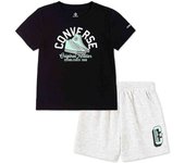 Conjunto Converse  para niños en color negro