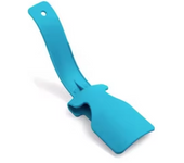 16CM Professional Shoe Horn Spoon Shape Shoehorn Black Plastic Lifter Flexible Sturdy Slip Shoe Horns Shoe Accessories