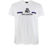 Camiseta Real Madrid 1902 algodón blanca tallas adulto producto oficial RM1CE77
