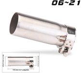 Motorcycle Exhaust Link Middle Pipe Full System For YAMAHA YZF-R6 R6 1998-2005 2006-2021 Motorcycle Muffler Front Header Pipe