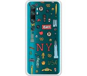 Funda compatible con Xiaomi Mi Note 10 - CC9 Pro - Be Unique Funda Gel New York