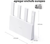 Xiaomi Router AX3000E WiFi6 Dual WAN/LAN Port Aggregation 2.4G/5GHz 160MHz Repeater 2976Mbps Qualcomm Processors Mesh Network CN