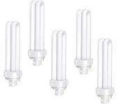 Pack Bombillas G24 2-Pin 26W – Luz Blanca 6400K | 1680LM | Tubo 2U Bajo Consumo | Iluminación Eficiente para Hogar y Oficina