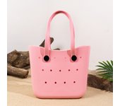 Large Beach Bag Summer EVA Beach Basket Women Picnic Tote Bag Holes Waterproof Handbag Pouch Shopping Shoulder Bag