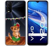 Tumundosmartphone Funda Gel Transparente para Vivo Y20s / Y11s diseño Suricata Dibujos