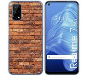 Tumundosmartphone Funda Gel Tpu para Realme 7 5G diseño Ladrillo 04 Dibujos