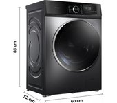 Cecotec Lavadora de carga frontal Lavadora Bolero DressCode 8500 Inverter Steel A