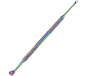 1pcs Premium Double-Headed Horseshoe Nail Tool - Stainless Steel Dead Skin Remover & Callus Trimmer, Effortless Beveled Cuticle
