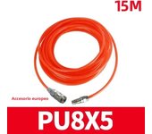 8x5mm with European Fitting high pressure air hose compressor straight pipe EU SP20 PP20 Red blue white pneumatic pipe 5M 10M 15